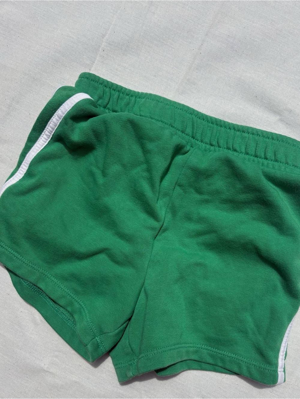 GAP Green Knit Athletic Shorts with White Trim